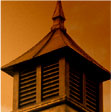 A picture of a copper spire